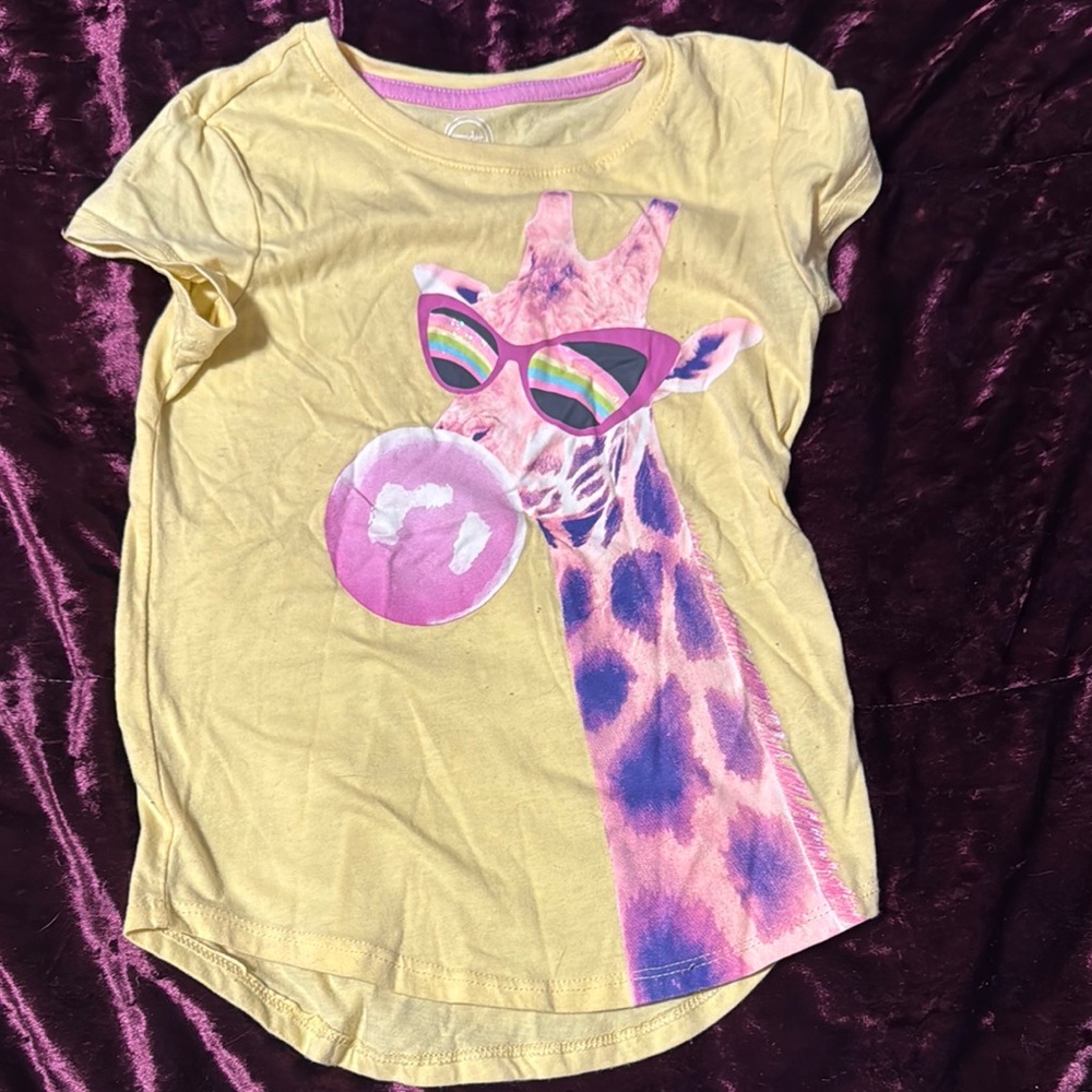 Wonder Nation Yellow Giraffe Tee
